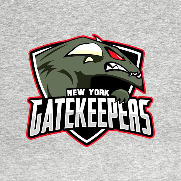 New York Gatekeepers (Alt Print) by Miskatonic Designs